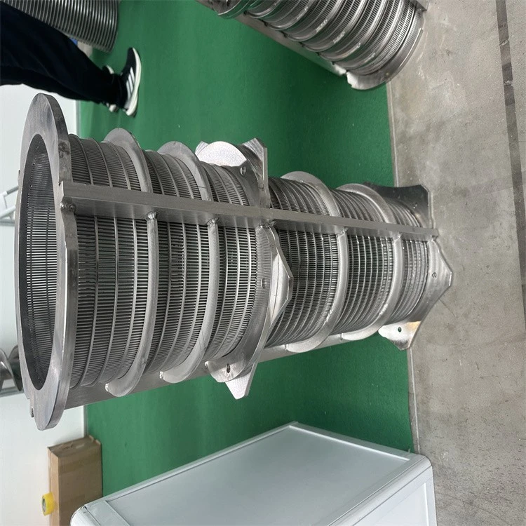 Cylindrical Ss 304 Wedge Wire Screen Pipe factory